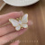 Corsage New Butterfly Brooch Advanced Design Elegant All-Match Mother Shell Corsage Anti-Unwanted-Exposure Buckle