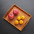 Factory Direct Sales Zakka Retro Wood Tray Wooden Restaurant Serving Plate Restaurant Food Fruit Plate