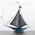 Nordic Country Distressed Wrought Iron Sailboat Decoration Office Desk Bookshelf Living Room TV Cabinet Home Decoration