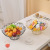 European Entry Lux Fruit Plate Wholesale Creative Decorations Household Candy Snack Dish Living Room Iron Fruit Basket Tall Feet