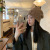 Internet Celebrity Autumn Letters Toque Fashion Trend Show Face Small Sleeve Cap Knitted Warm Beanie Hat Confinement Cap Direct Sales