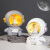 Creative Astronaut Small Night Lamp Coin Bank Money Box Resin Craft Ornament Furnishings Children's Birthday Gifts
