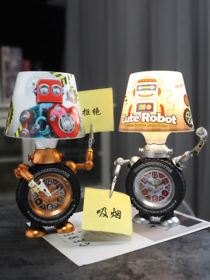 Creative USB Plug-in Led Desk Lamp Eye Protection Robot Tire Cute Student Dormitory Bedroom Bedside Desk Night