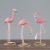 Pink Girl Heart Ins Resin Flamingo Ornament Nordic Living Room Desktop Station Flamingo Ornament Furnishing