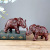 Elephant Pair Resin Decorations Creative Home Living Room Entrance and Wine Cabinet Office Cabinet Decoration Craft Ornament