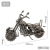 Direct Selling Iron Large Motorcycle Model Ornaments Office Restaurant Desktop Indoor Home Decorations