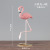 Pink Girl Heart Ins Resin Flamingo Ornament Nordic Living Room Desktop Station Flamingo Ornament Furnishing