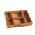 Factory Direct Sales Zakka Retro Wood Large Five-Grid Cosmetics Storage Box Living Room Solid Wood Desktop Storage Box