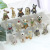 Zakka Cute Resin Small Animal Decoration Creative Home Desktop Mini Decorations Birthday Gift for Women