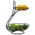 Metal Fruit Basket Double-Layer Hollow Fruit Basket Kitchen Vegetable Snack Fruit Basket Fruit Basket Iron Simple Nut Plate