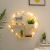 Nordic Ins Restaurant Wall Decoration Pendant Milk Tea Shop Wall Iron Storage Rack Living Room Wall Hanging Creative Wall Decoration