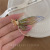 Dragonfly Acrylic Transparent Wings Zircon Brooch Personality Gradient Color Insect Brooch Pin Clothing Coat Accessories