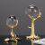 Nordic Light Luxury Metal Crystal Ball Decoration Creative Home Living Room TV Cabinet Decorations Soft Iron Furnishings