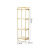 Factory Direct Supply Simple Ins Iron Grid Shelf Home Wall Decorations Punch-Free Shelf Key Holder