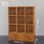 Zakka Retro Nine-Grid Two-Drawer Wooden Storage Cabinet Multi-Functional Home Desktop Drawer Sundries Storage Cabinet