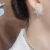 Tiktok Same Super Flash Zircon Flower Earrings Exquisite and Versatile Dignified Goddess Trending Earrings Factory Direct Sales Wholesale