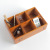 Zakka Japanese Retro Distressed Six-Grid Wooden Jewelry Organizing Box Creative Cosmetics Storage Box Sundries