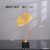 Nordic Instagram Style Wrought Iron Ginkgo Leaf Ornaments Creative Living Room Hallway Home Decorations Office Desk Surface Panel Furnishings