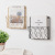 Simple Modern Ins Iron Wall Surface Storage Rack Home Decoration Wall Magazine Newspaper Storage Wall Shelf