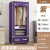 Simple Wardrobe Foreign Trade Amazon Storage Drawer Clothes Rack Wholesale Assembly Dormitory Open Rental Wardrobe