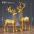 Nordic Light Luxury Couple Elk Resin Decorations Living Room Entrance and Wine Cabinet Home Decorations Housewarming Gifts