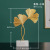 INS Nordic Wrought Iron Monstera Decoration Creative Ginkgo Leaf Home Desktop Metal Handicraft Equipment Ornaments