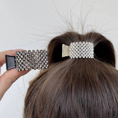 Style All-Match Elegant Simple and Fashionable High Ponytail Fixed Gadget Back Head Anti-Collapse Barrettes Accessories