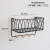 Nordic Iron Grid Wall Storage Rack Punch-Free Living Room And Kitchen Wall-Mounted Storage Organizer