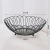 European Entry Lux Fruit Plate Wholesale Creative Decorations Household Candy Snack Dish Living Room Iron Fruit Basket Tall Feet