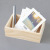 Wholesale Rectangular Log Storage Box Wooden Desktop Multifunctional Sundries Box Remote Control Storage Box