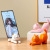 Creative Cute Cartoon Cat Mobile Phone Stand Desktop Mini Resin Ornament Tablet Stand Lazy Binge-Watching Tool