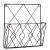 Simple Modern Ins Iron Wall Surface Storage Rack Home Decoration Wall Magazine Newspaper Storage Wall Shelf