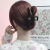 French Style Temperament All-Match Fashion Black and White Double-Sided Barrettes Sweet Ins Camellia Design High Sense