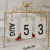 Cross-Border Simple Bird Desk Calendar Wrought Iron Wooden Decoration Calendar Home Study Decoration Office Desktop Decoration