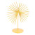 Simple Modern Abstract Line Fan Light Luxury Iron Craft Decorations Creative Home Living Room TV Cabinet Table Decoration Furnishings