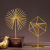 Nordic Creative Happiness Cube Abstract Light Luxury Iron Craft Decorations Home Living Room TV Cabinet Table Decoration Furnishings