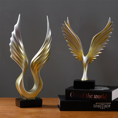 Nordic American Modern Creative Resin Dapeng Wings Decoration Home Living Room Office Wine Cabinet Decorations