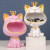 Nordic Ins Cartoon Big Mouth Crown Cat Storage Resin Decorations Creative Living Room Hallway Home Decorations