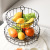 Cross-Border Nordic Iron Fruit Basket Household Snack Fruit Plate Fruit Basket Decoration Ins Style Double Deck Pallet