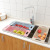 Retractable Adjustable Sink Retractable Washing Water Fruit and Vegetable Basket Household Kitchen Vegetable Basin Taobao Dish Drain Basket
