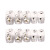 Nana Z-339 Glitter Flash Zuan Fake Nail Tip Wear Nail Stickers Finished Product Nail Tip 24 Pieces Nail Stickers