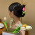 Korean Style Gentle Tulip Catch Gap Former Red Barrettes Female Back Head Shark Clip 2022new Fashion Clip Hairware