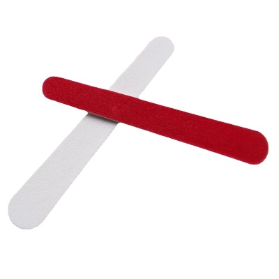 Red Small Rough File Manicure Strip Sand Bar Finished Product Fake Nails Wear Nail Kit Nail File Strip Fake Nails