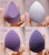Very Soft Foam Wet and Dry Dual-Use Cosmetic Egg Beauty Blender Beauty Blender 8 Powder Puff Set Factory Foreign Trade Wholesale