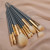 Lanqiao 10 Makeup Brushes Set Complete Set for Beginners Soft Hair Eye Shadow Brush Blush Brush Powder Foundation Brush Beauty Tools