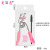 Factory Direct Supply Carbon Steel Pink Eyelash Curler Set Eyebrow Shaping Set Integral Curling Eyelashes Aid