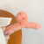 Solid Color Furry Barrettes Back Head New Plush Clip Bun Hairpin Temperament Grip Female Headdress