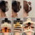 Autumn and Winter Korean Large Grip Women's Plush Barrettes Back Head Shark Clip High Sense Barrettes