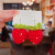 and Young Zhao Jin Wheat Network Red Same Strawberry Earrings Girly Sweet Cute Handmade Earrings Earrings for Women