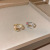 Moon Flower Ring for Women Korean New Light Luxury Minority Micro Inlaid Zircon Index Finger Ring Wholesale
